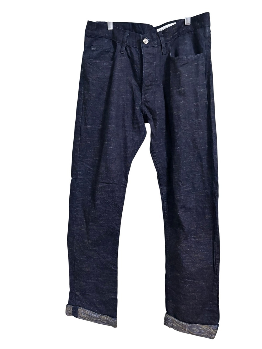 Gustin Selvedge Men's Size 31 California Straight Raw Jeans Button Fly